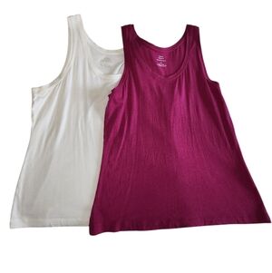 Banana Republic Timeless Tank Top Bundle Size Medium Cotton Modal